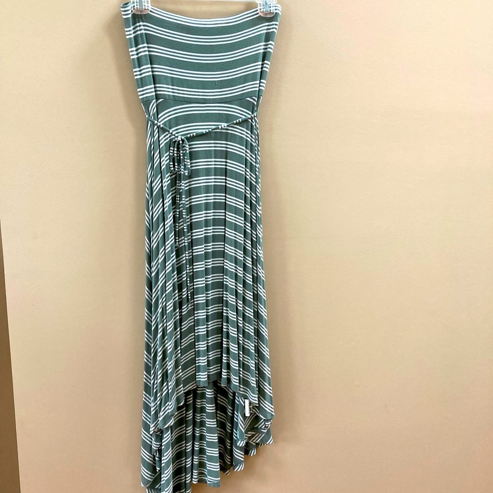 Motherhood maternity strapless high-low dress size small
